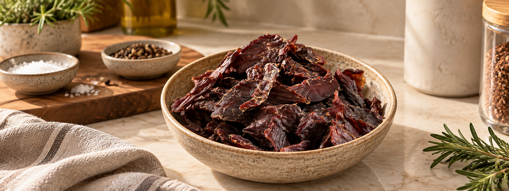 Zelf beef jerky maken: een voedzaam en ijzerrijk tussendoortje voor het hele gezin